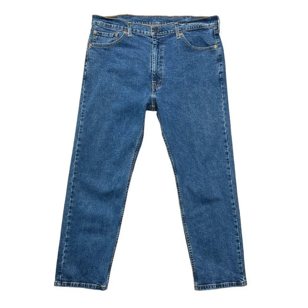 Levi's Men's Medium‎ Wash 505 Regualr Fit Jeans